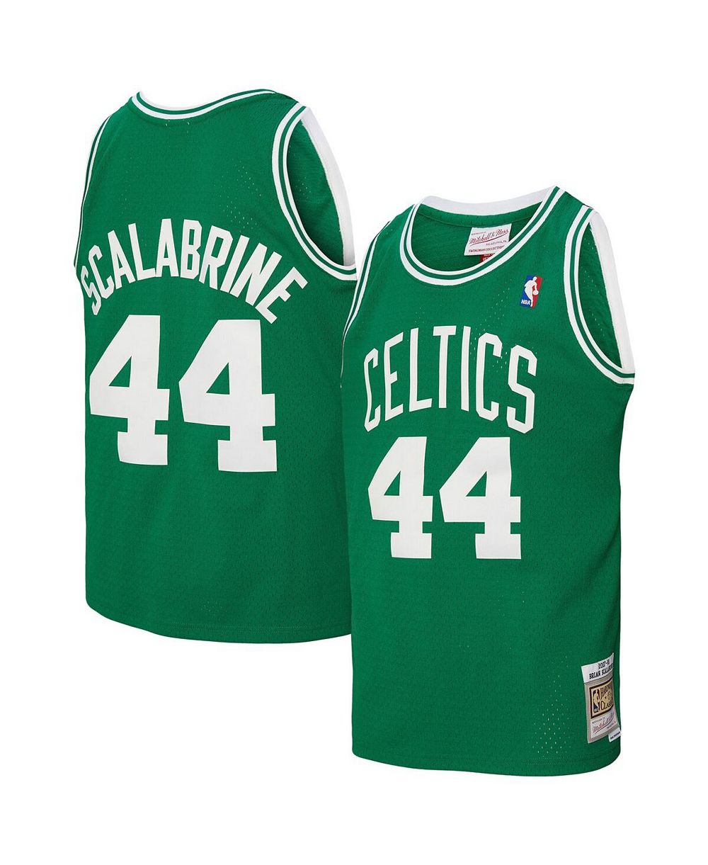 Mitchell & Ness Мужская джерси Brian Scalabrine Boston Celtics 2007/08 Hardwood Classics Swingman в цвете Kelly Green