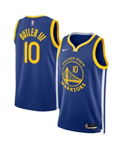Мужская игровая джерси Nike Jimmy Butler III Royal Golden State Warriors Swingman - Icon Edition