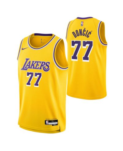Детская джерси Nike Luka Doncic Gold Los Angeles Lakers Swingman