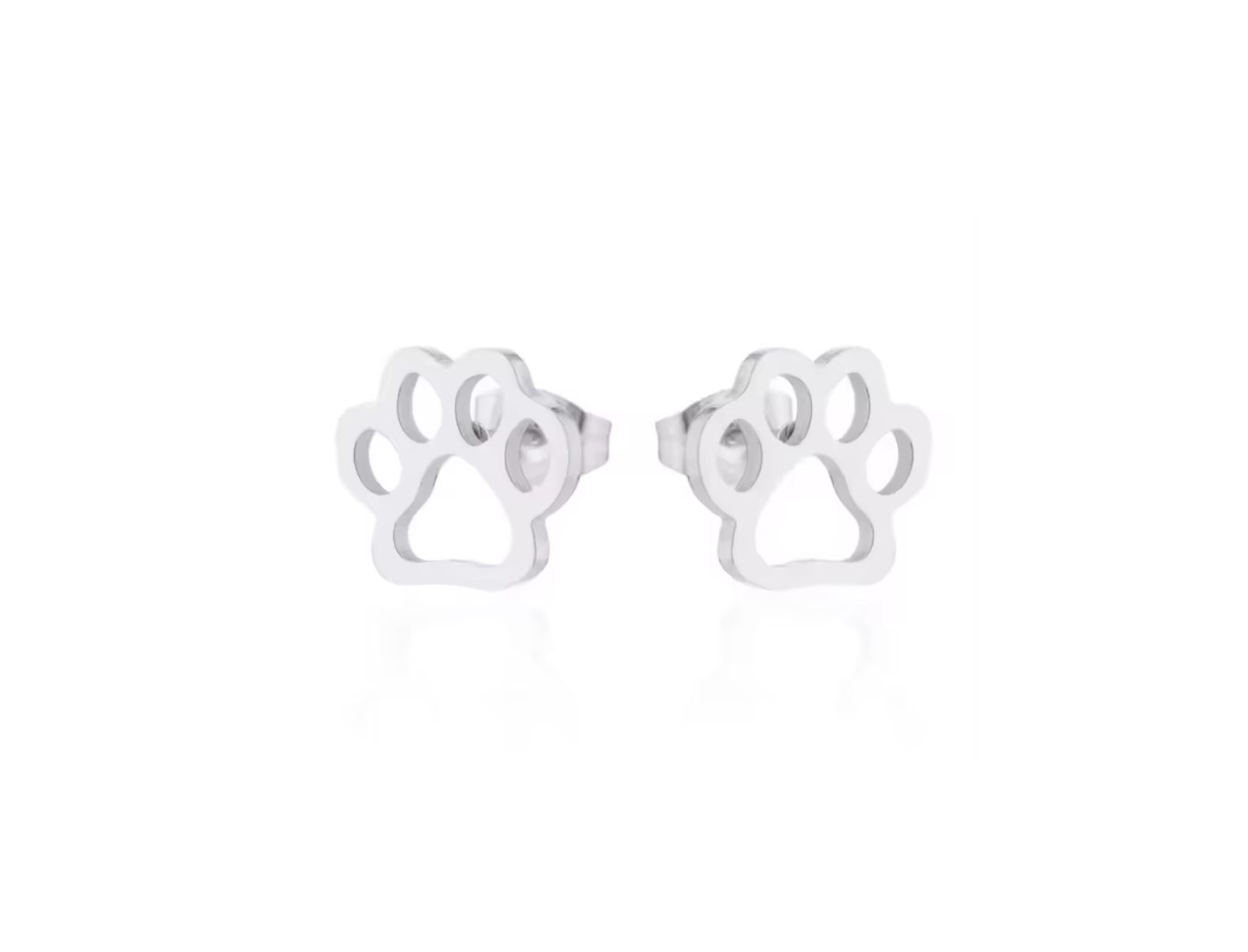 CharmedPaw Paw Print Stud Earrings