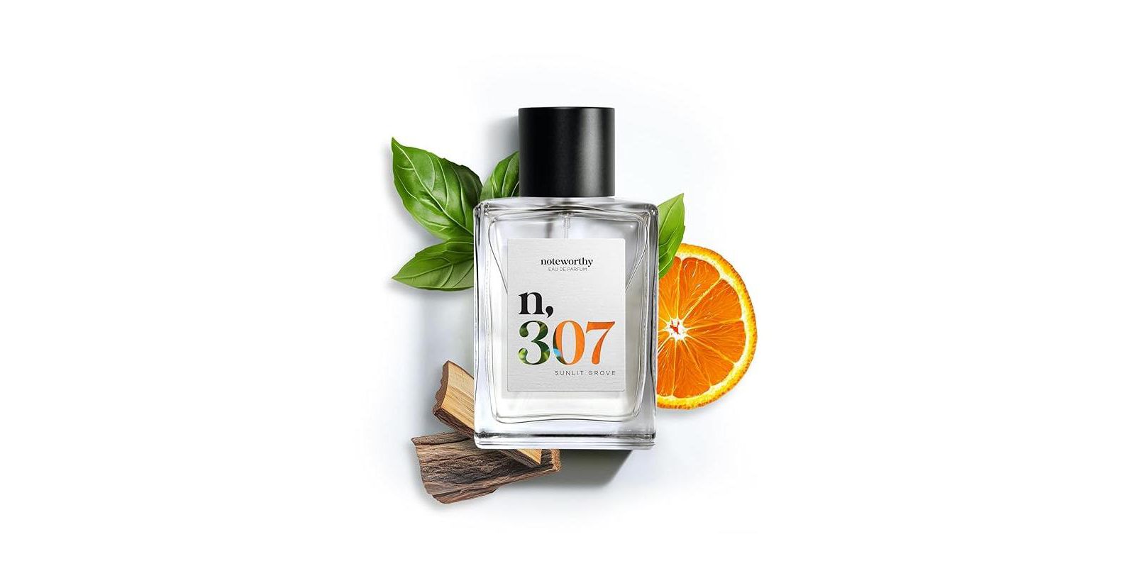 Noteworthy n,307 Eau De Parfum | Sunlit Grove | Mandarin and Sandalwood Fragrance