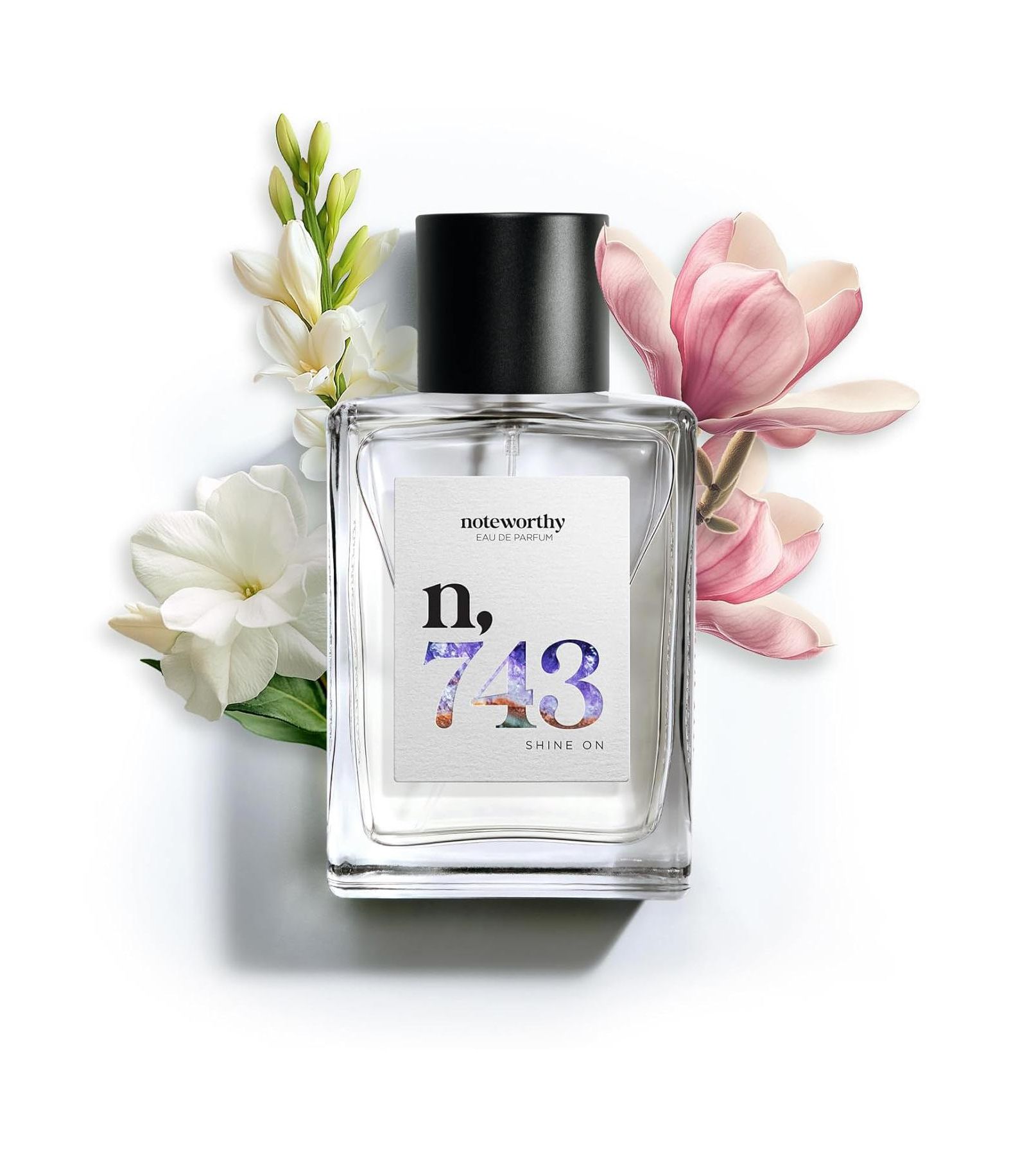 Noteworthy n,743 Eau De Parfum | Shine On | Tuberose Magnolia Jasmine Fragrance