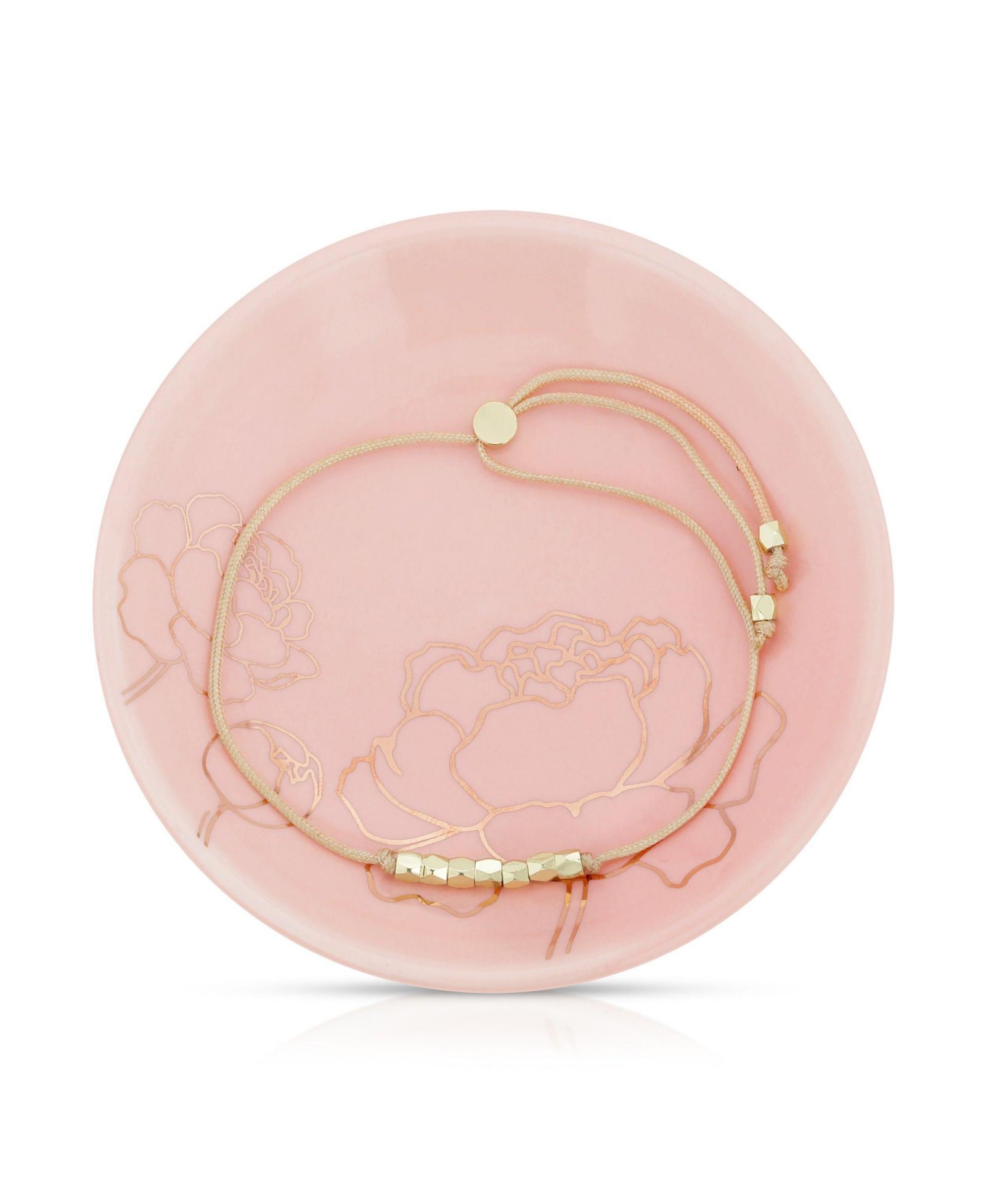 Lucky Feather Набор браслет + блюдце - FLOWER - Rnd dish/Card Box