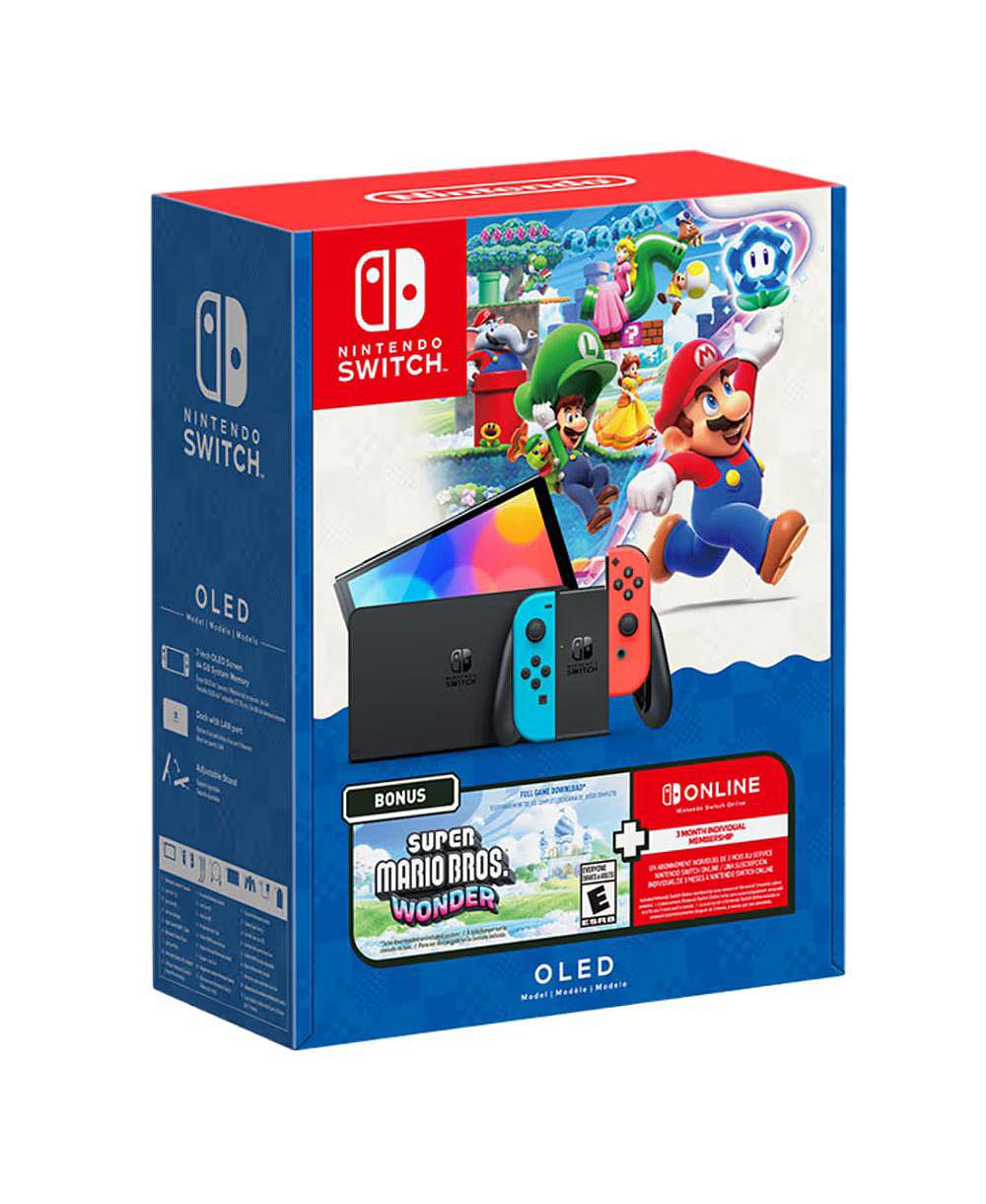 Nintendo Switch OLED Console и Super Mario Bros Wonder Bundle