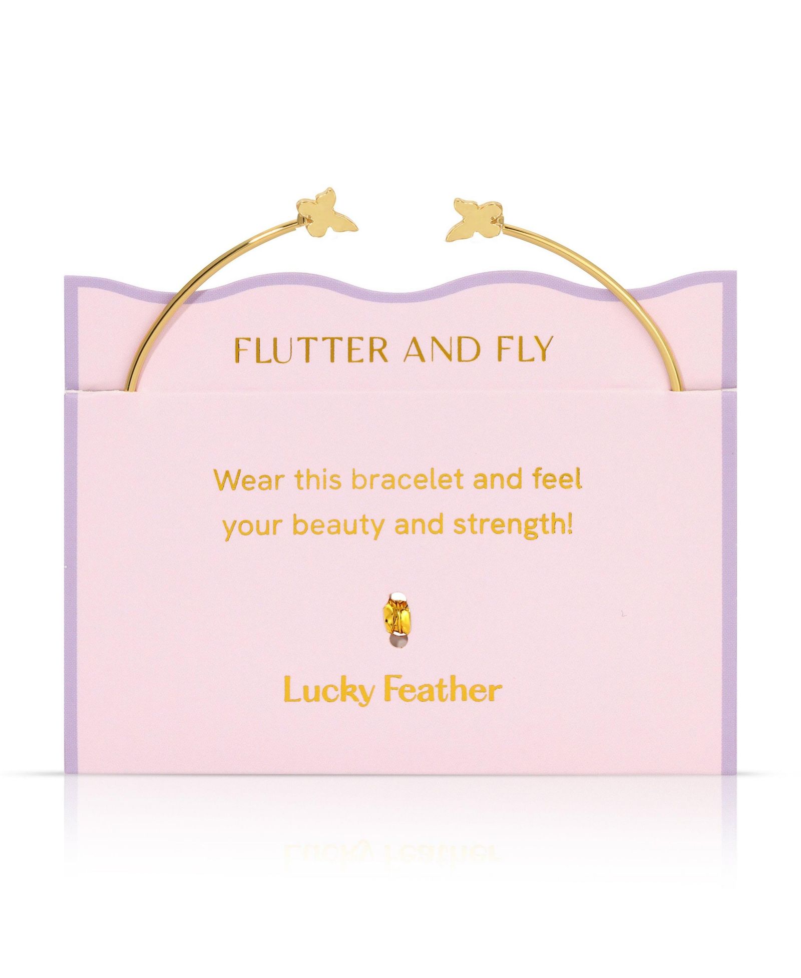 Браслет Lucky Feather Connection Cuff Butterflies - Flutter and Fly