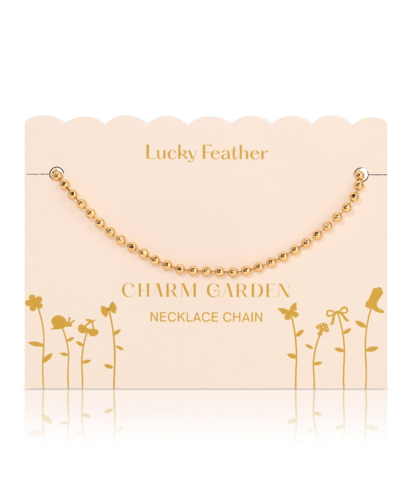 Lucky Feather Charm Garden цепочка для ожерелья