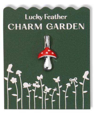 Подвеска Lucky Feather Charm Garden - Гриб