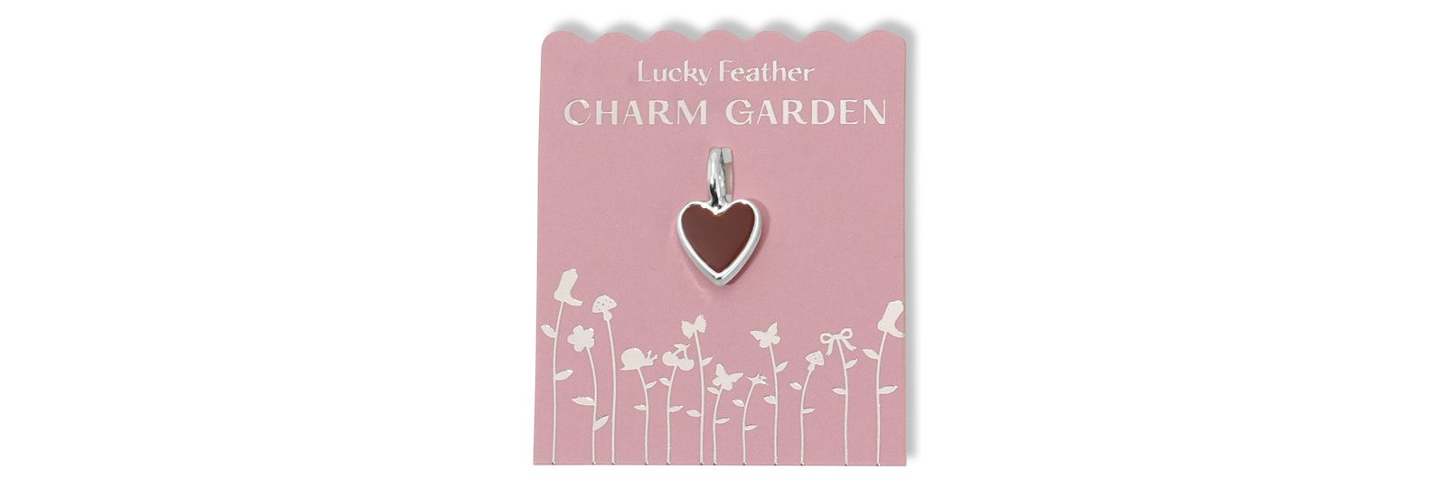 LUCKY FEATHER Lucky Feather Charm Garden - Heart Spark подвеска