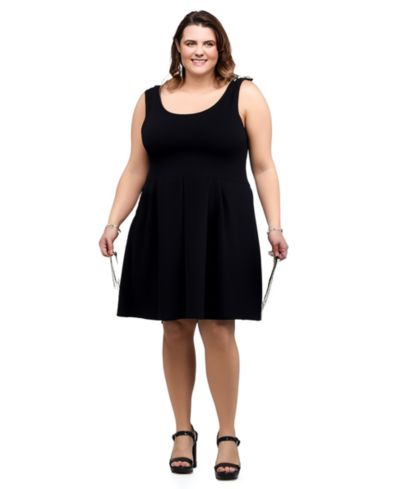 Женское платье Plus Size Sleeveless без рукавов с карманами от 24seven Comfort Apparel