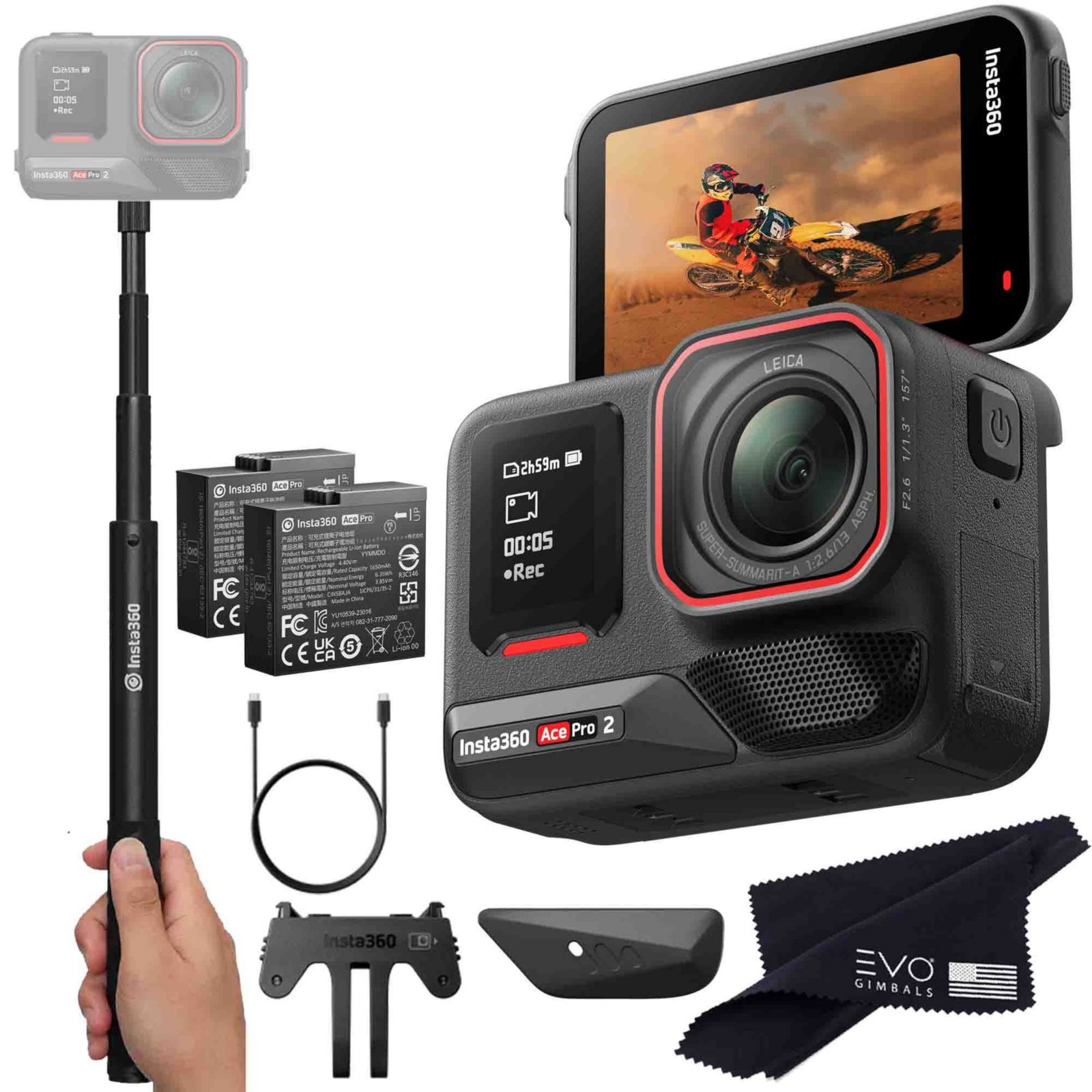 Insta360 Ace Pro 2 8K Waterproof Action Camera