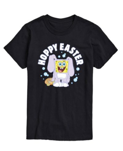 AIRWAVES Men's SpongeBob SquarePants Hoppy Easter Short Sleeve T-Shirt