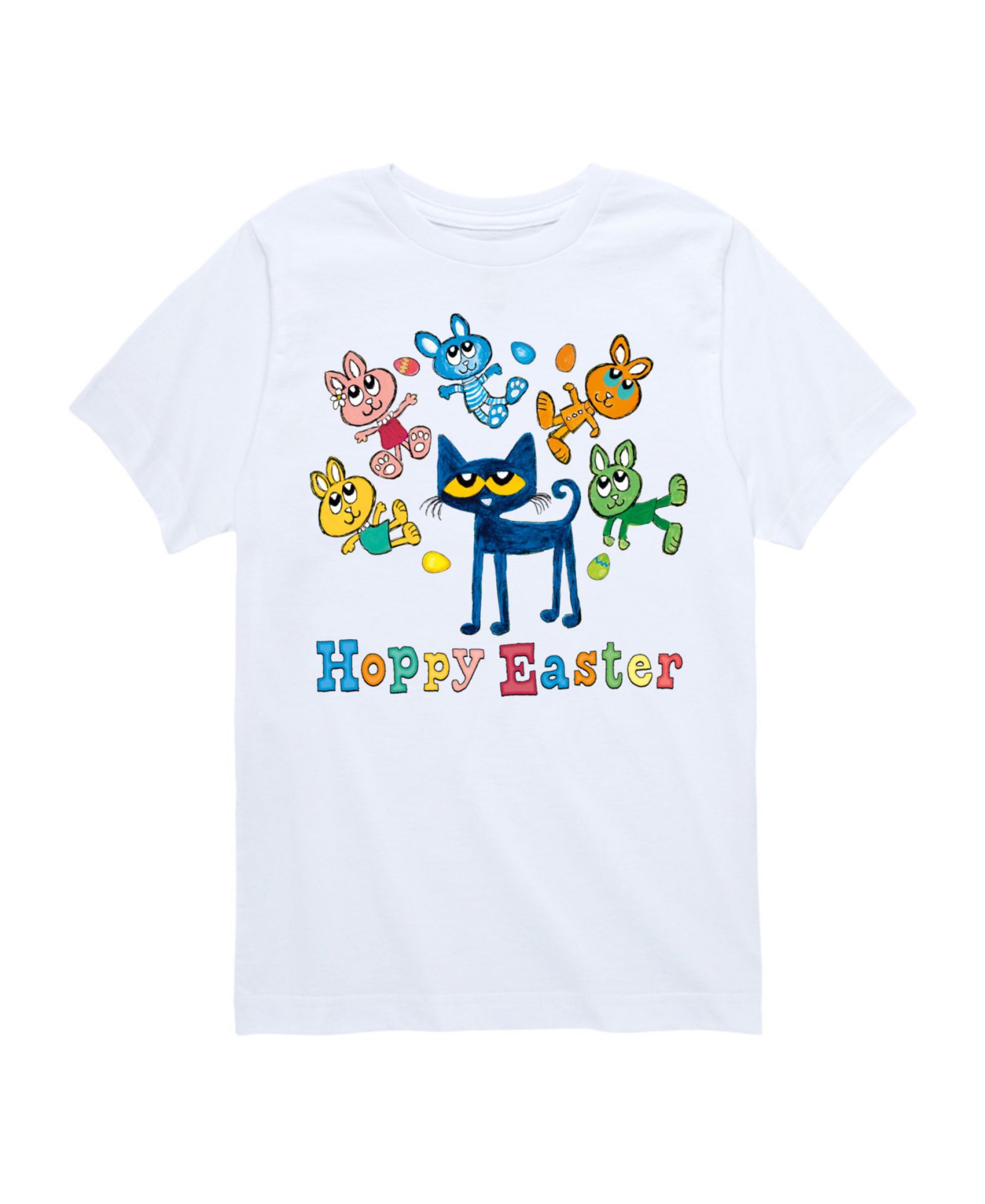Pete The Cat Футболка с принтом Hoppy Easter для детей и подростков
