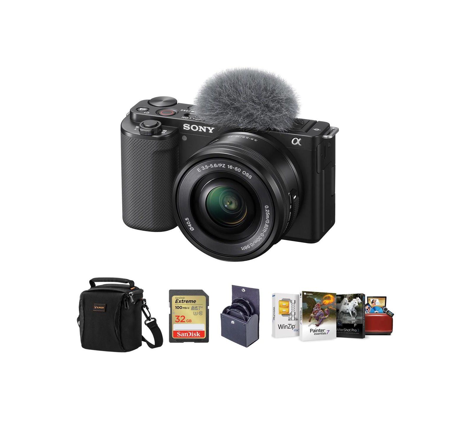 Sony ZV-E10 4K Real-time AF Tracking Mirrorless Camera