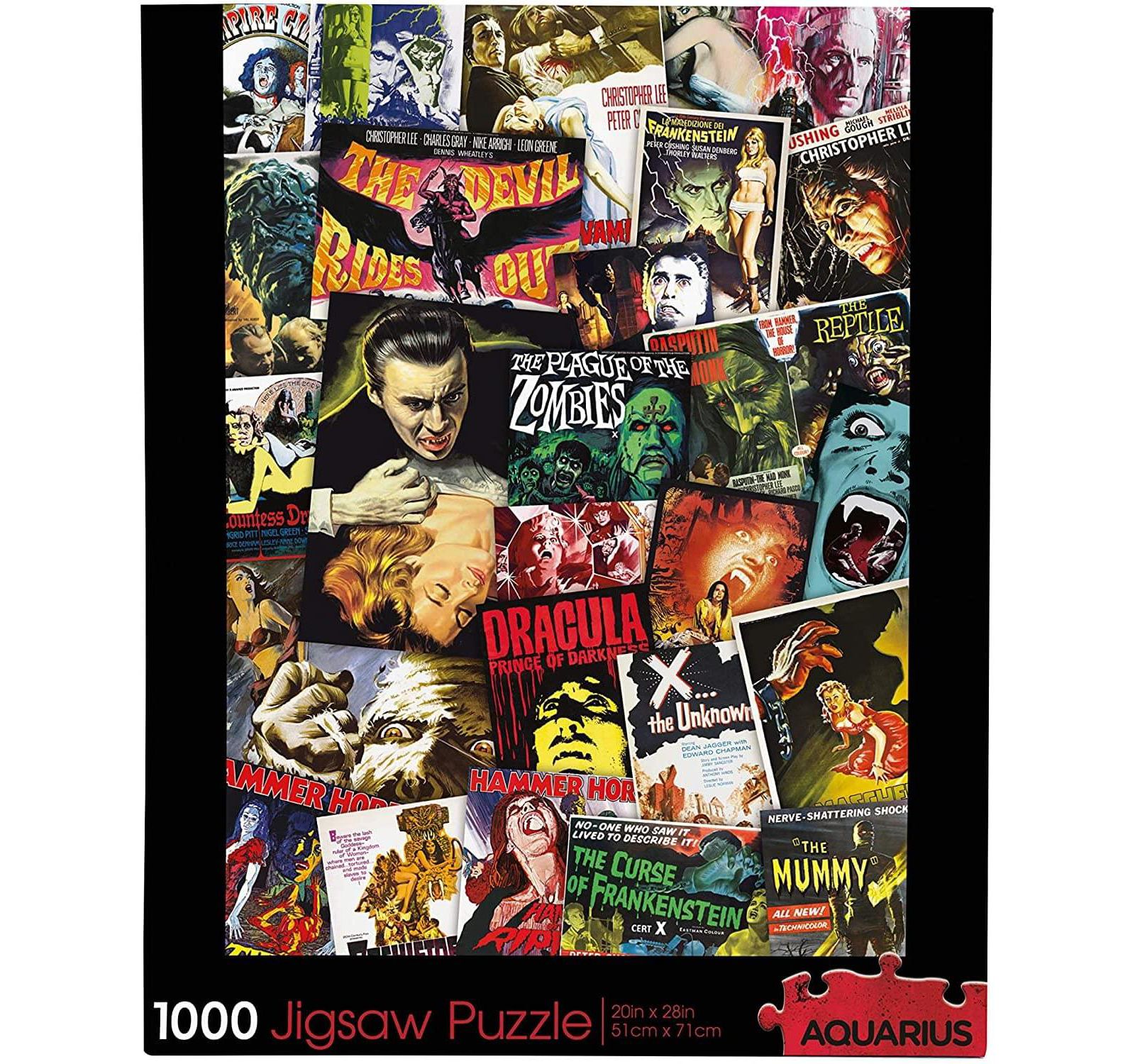 Пазл Hammer Classic Horror Movies Collage 1000 Piece