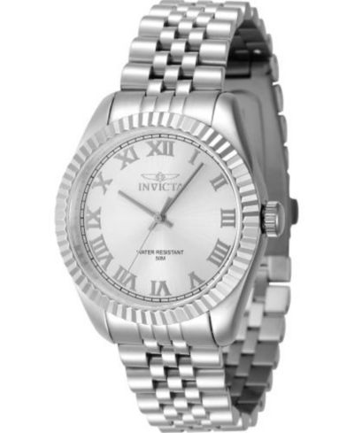 Женские часы Invicta 47409 Specialty Quartz 3 Hand Silver Dial
