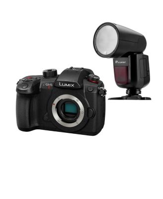 Panasonic LUMIX GH5II Mirrorless Camera with Flash Kit