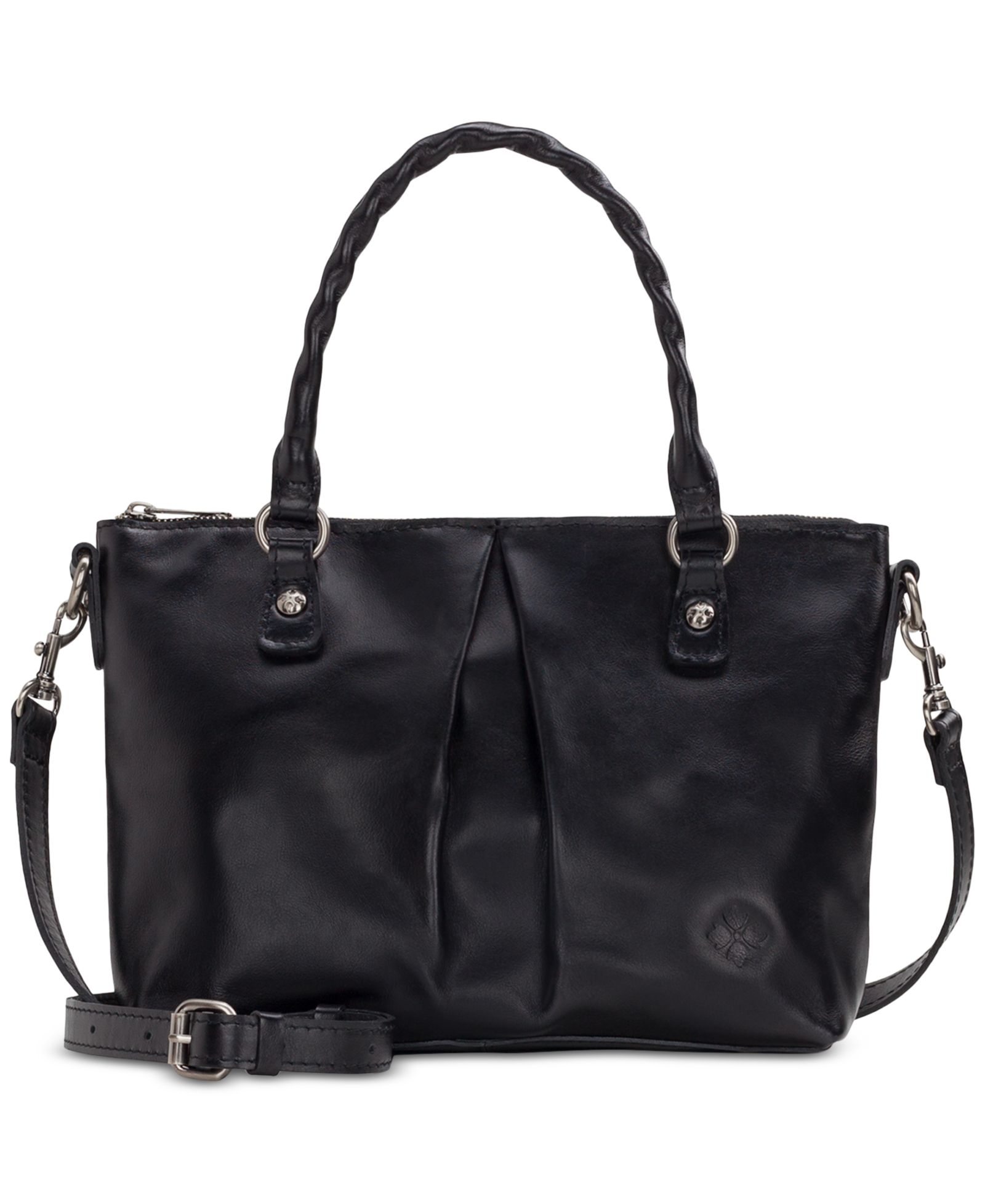 Patricia Nash Zora Medium Leather Top Handle Crossbody Bag