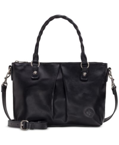 Patricia Nash Zora Medium Leather Top Handle Crossbody Bag
