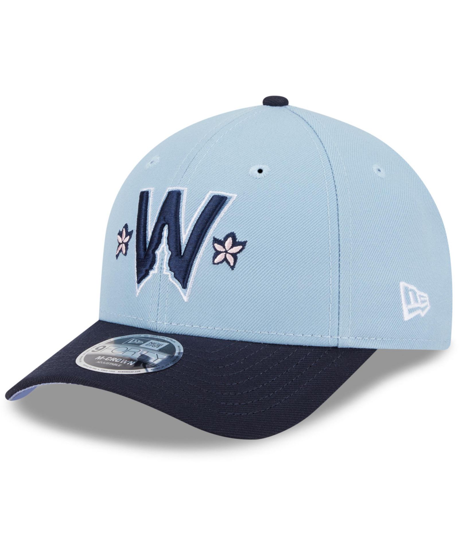 Мужская регулируемая кепка New Era 9FORTY M-Crown, черная, Washington Nationals 2025 City Connect