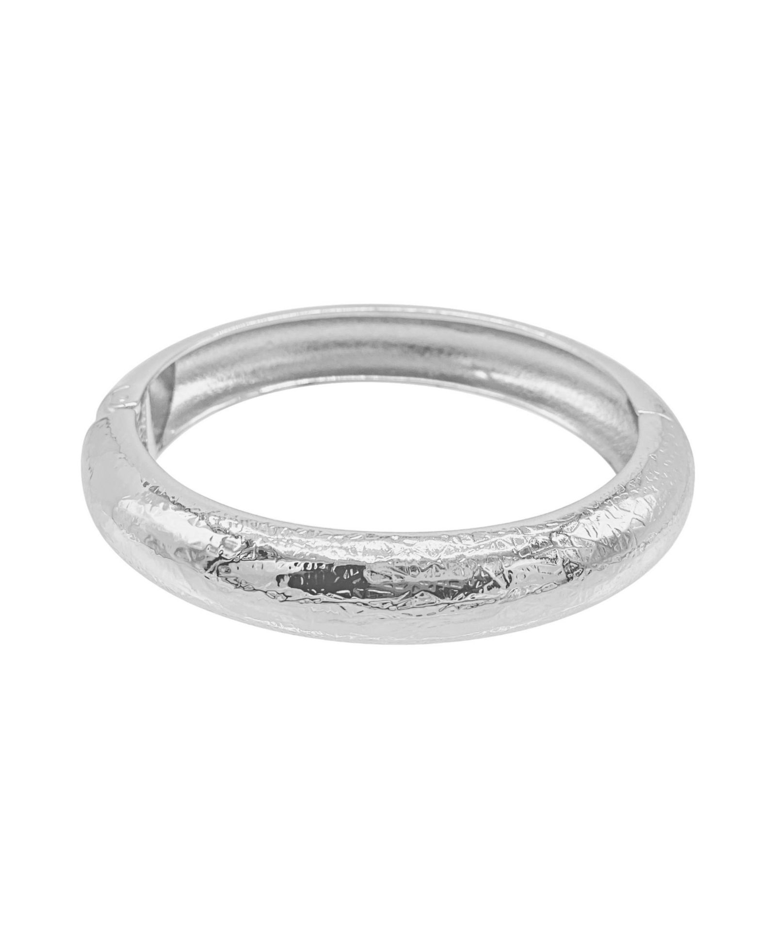 Серебряный браслет ADORNIA Texturized Bangle