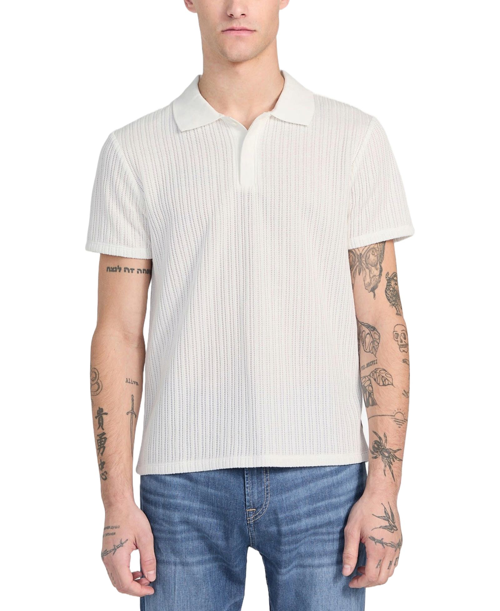 Мужская рубашка-поло GUESS Dario Knit Textured
