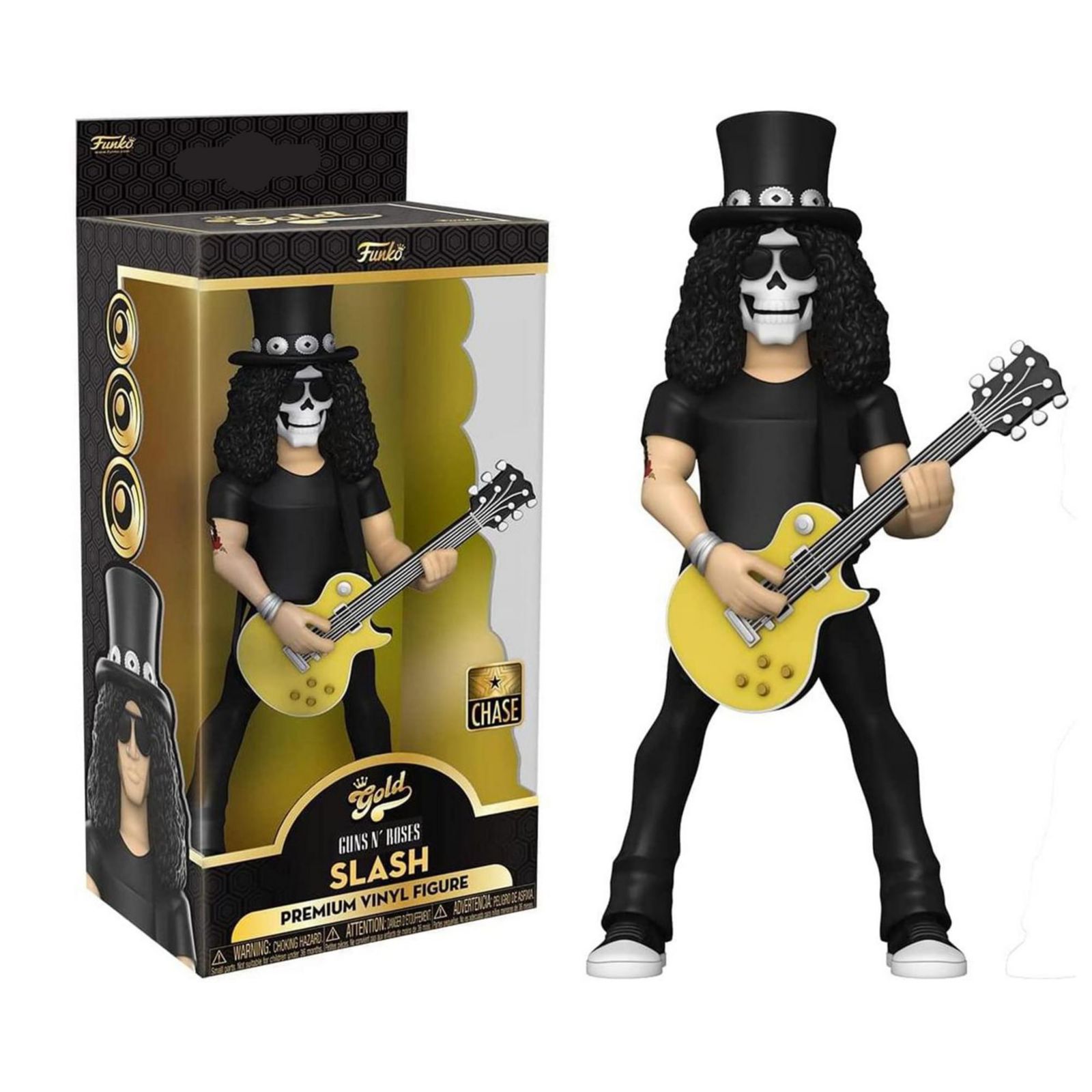 Фигурка Funko GnR Guns N Roses Gold 5 Inch Vinyl Figure | Slash CHASE