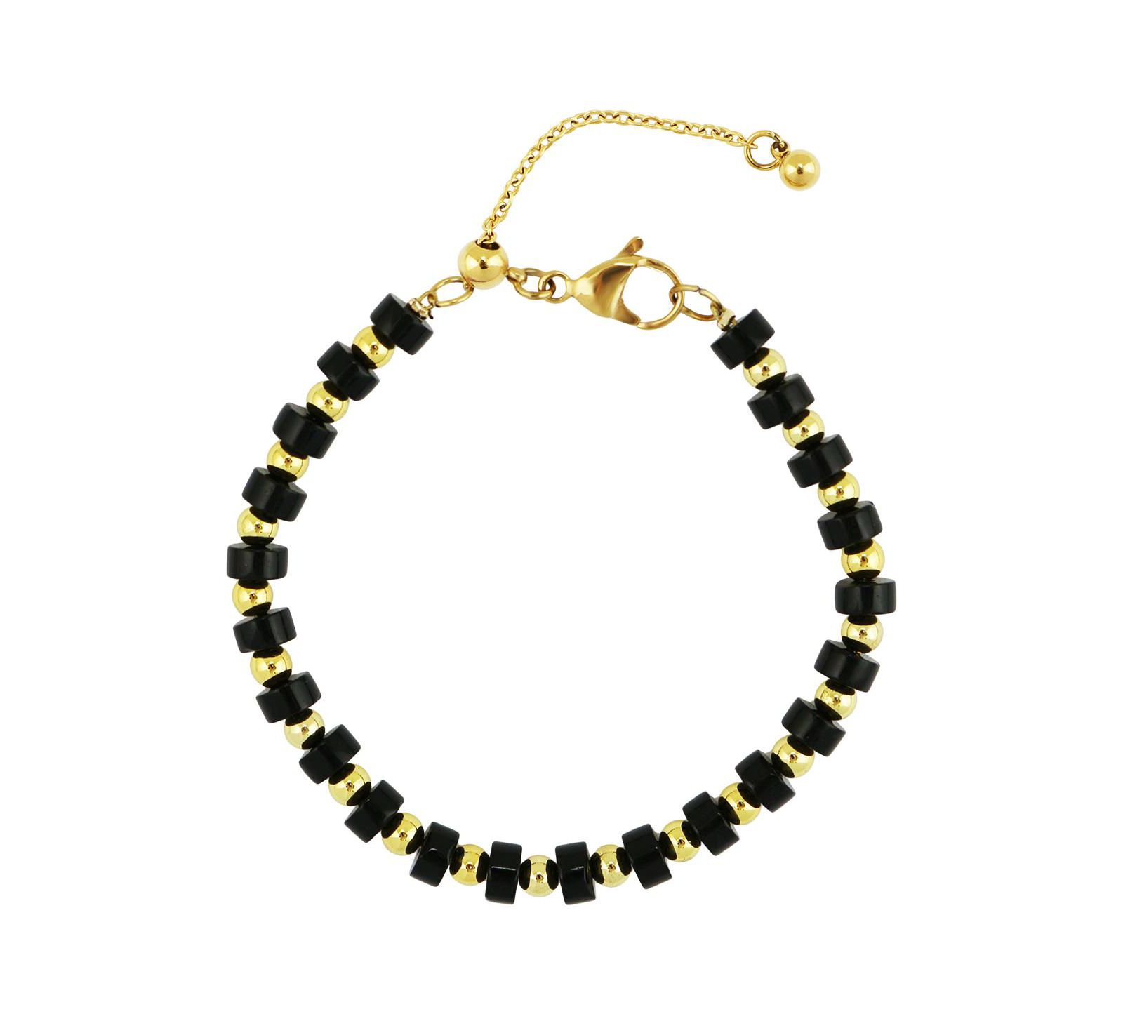 Stainless Steel Beaded Bracelet