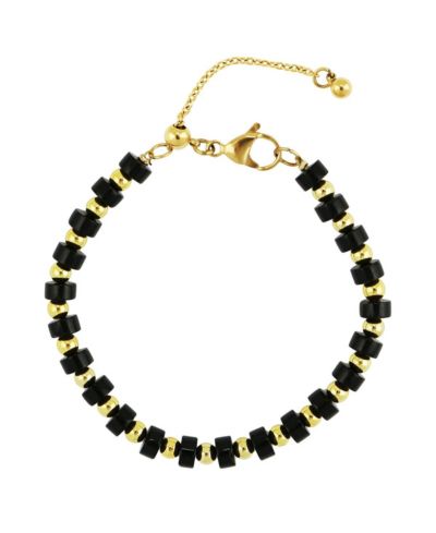 Браслет Rebl Jewelry из нержавеющей стали с бусинами