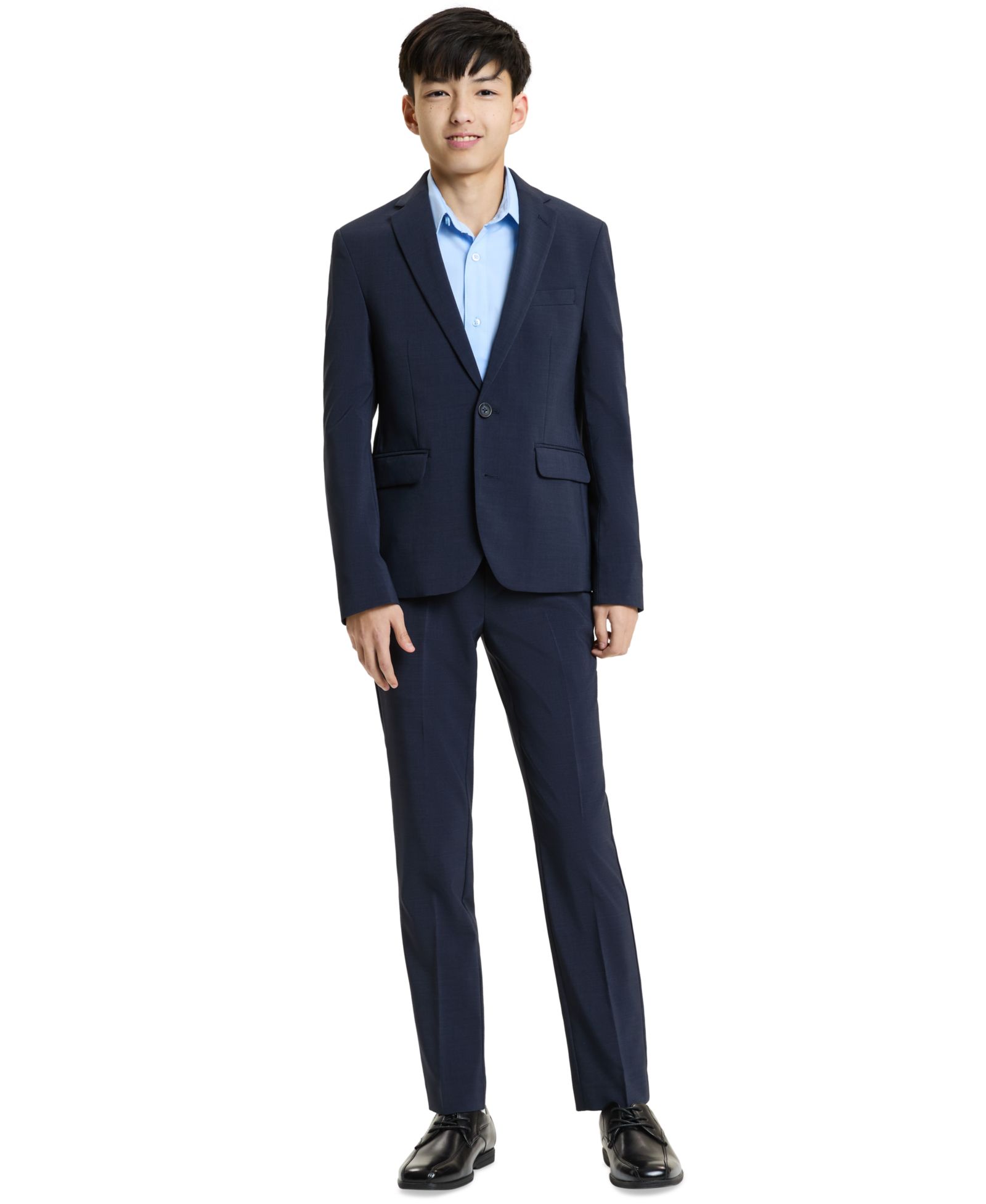 Kenneth Cole Reaction Big Boys Slim Fit костюм 2 Piece Stretch