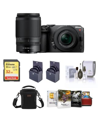 Nikon Z 30 Mirrorless w/with 16-50mm  50-250mm Lens w/Corel Mac Software,