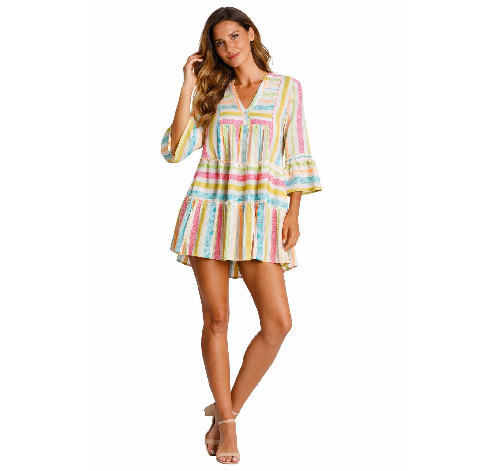 Женский кафтан La Moda Clothing s Calypso Striped