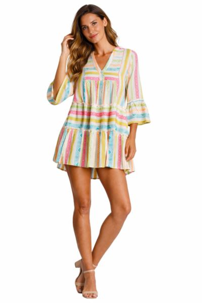 Женский кафтан La Moda Clothing s Calypso Striped