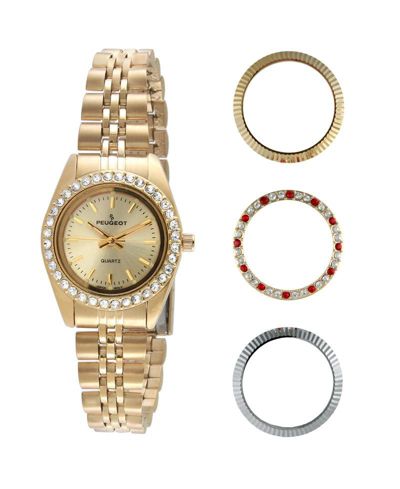 Peugeot Women Watch Gift set with Interchangeable Bezels