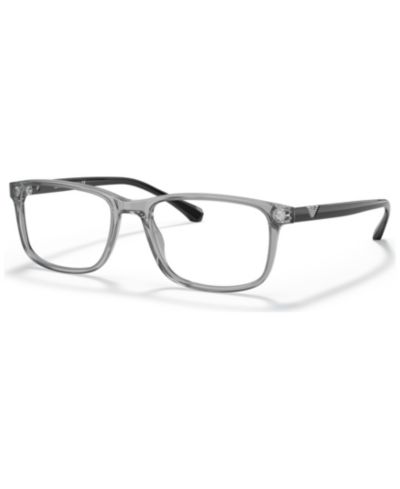 Emporio Armani Мужские прямоугольные пластиковые очки EA3098