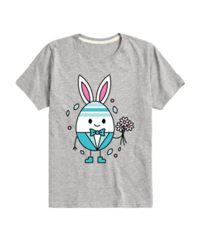 Hybrid Toddler Boys Happy Easter Bunny Egg Graphic T-Shirt