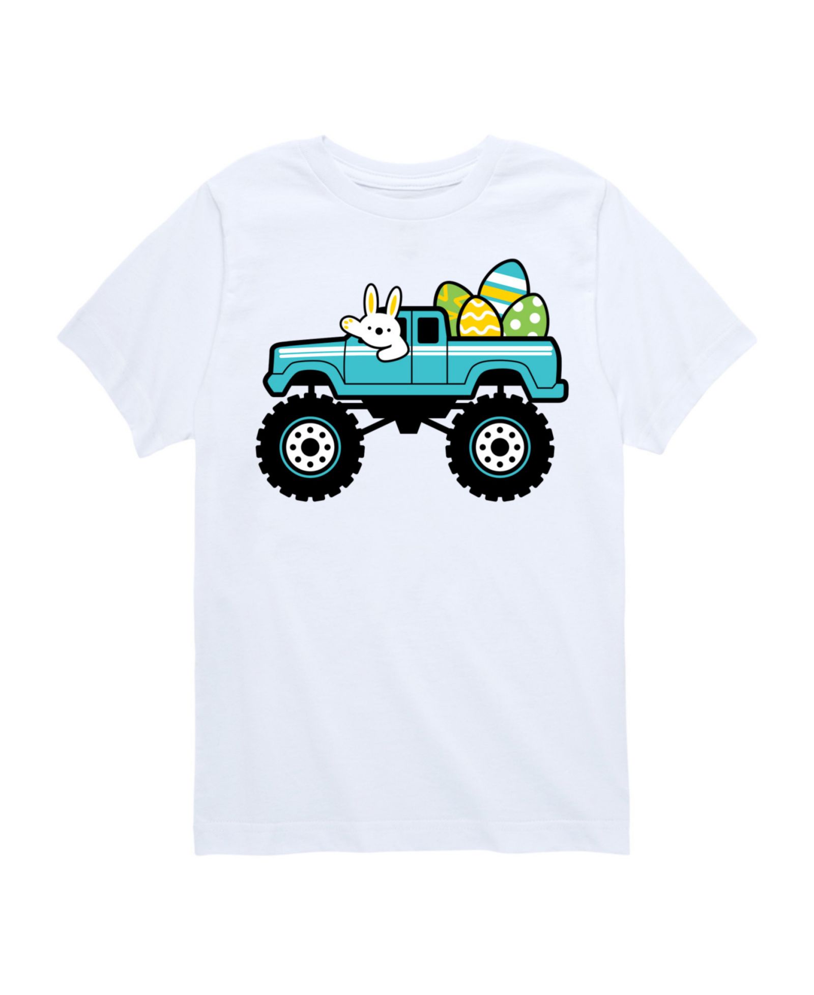 Детская футболка Hybrid Big Boys Easter Bunny Monster Truck Graphic