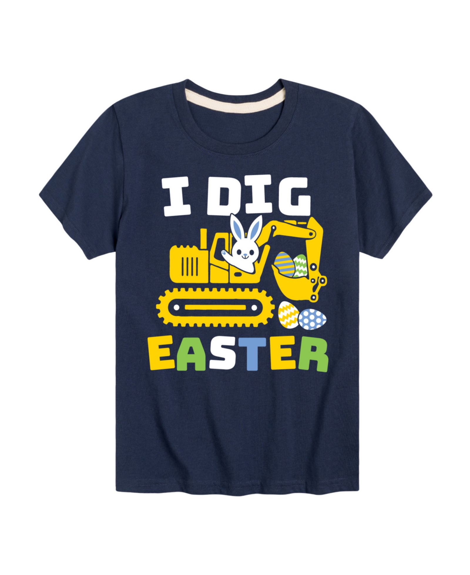 Hybrid Big Boys I Dig Easter Graphic T-Shirt