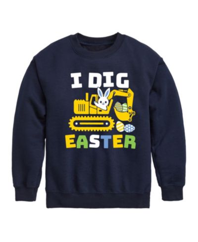 Детский свитшот Hybrid Big Boys I Dig Easter Graphic Fleece