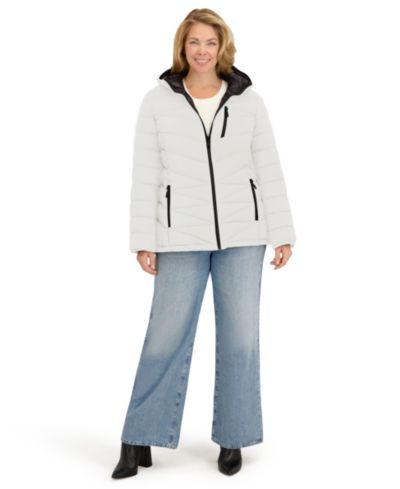 Пальто Nautica Plus Size с молнией, складное