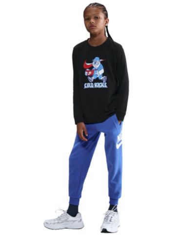 Nike Kids' Sportswear Printed Long-Sleeve T-Shirt