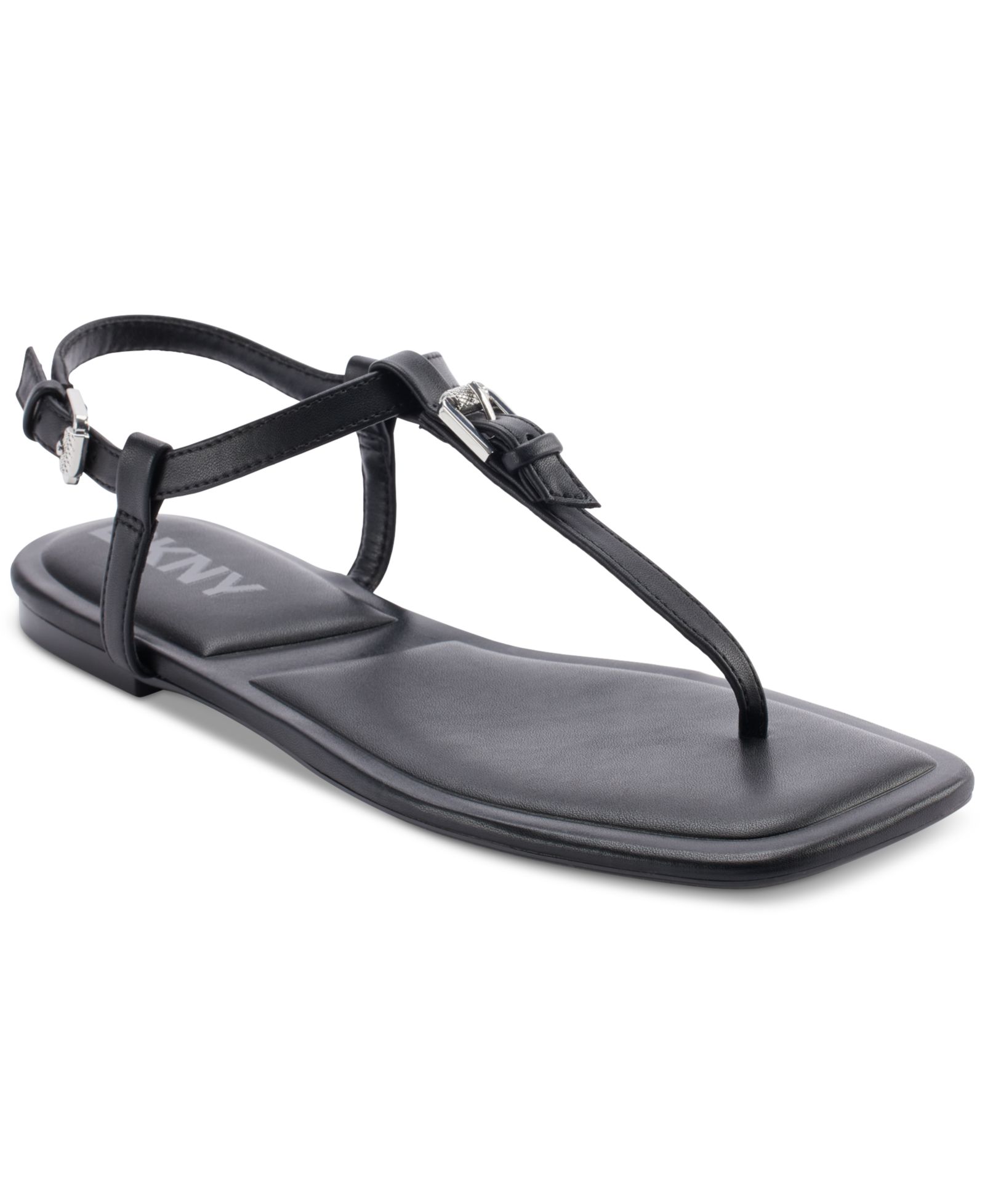 DKNY Women's Datto T-Strap Sandals