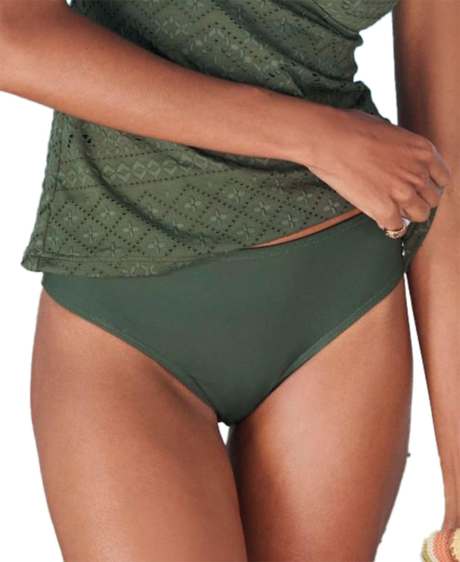 LASCANA Women's Classic Bikini Classic-Cut Beach Essential Swim Bottom