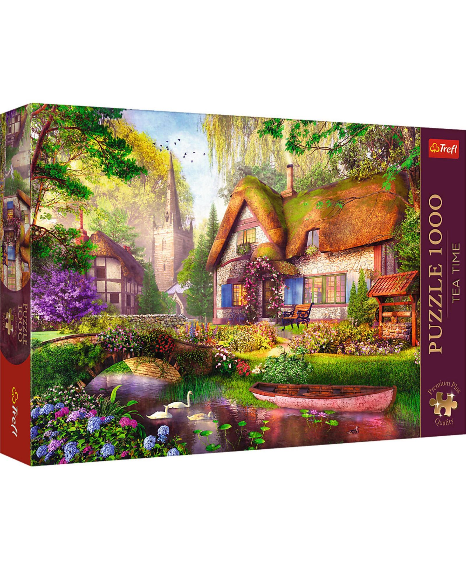 Trefl Premium Plus пазл из 1000 элементов - The Woodland Cottage