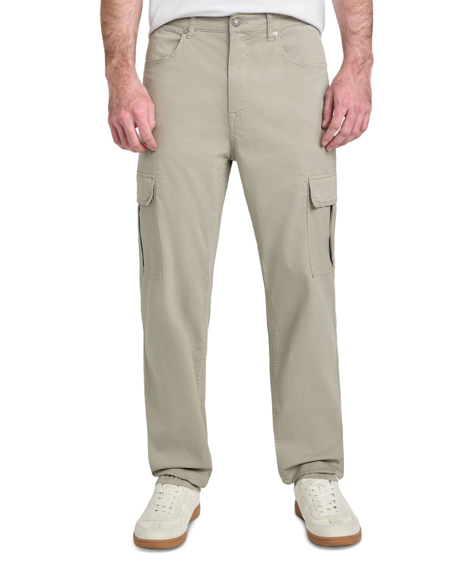GUESS Men's Julianne Sateen Slim-Fit Cargo Pants