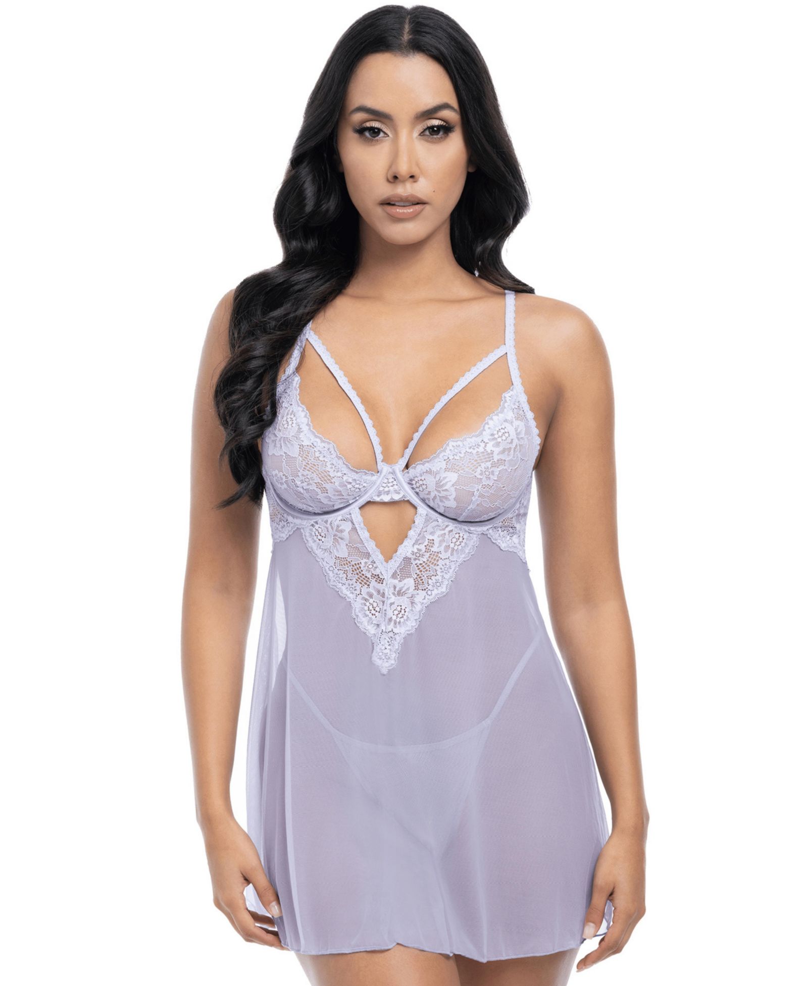 Женское шифоновое белье Oh La La Cheri Women's Elsie Babydoll
