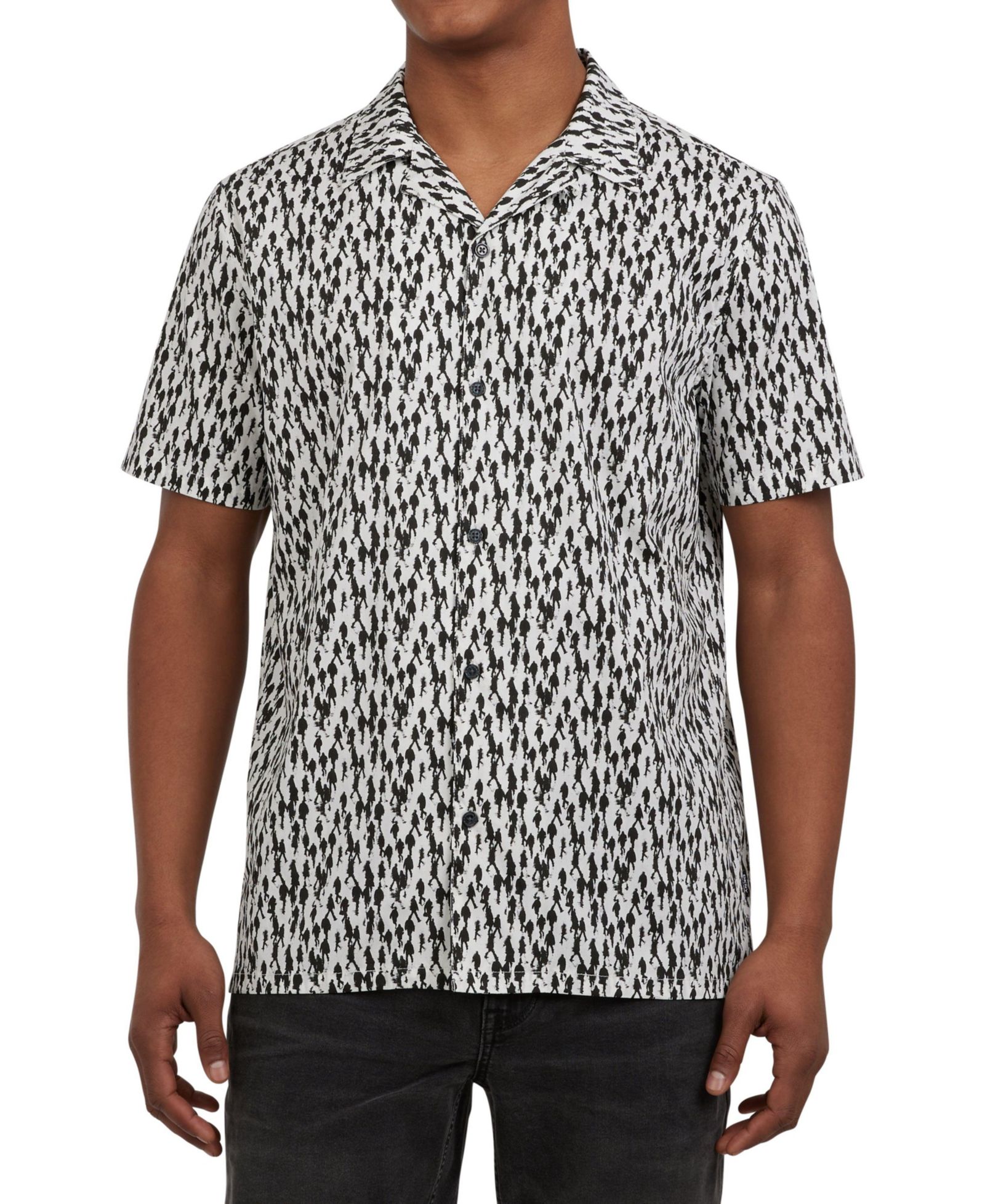 DKNY Men's Malcolm Camp Shirt