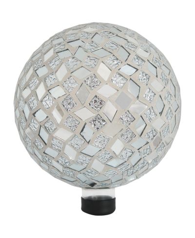 Декоративный стеклянный шар Sunnydaze Decor Mosaic Glass Gazing Globe - 10"