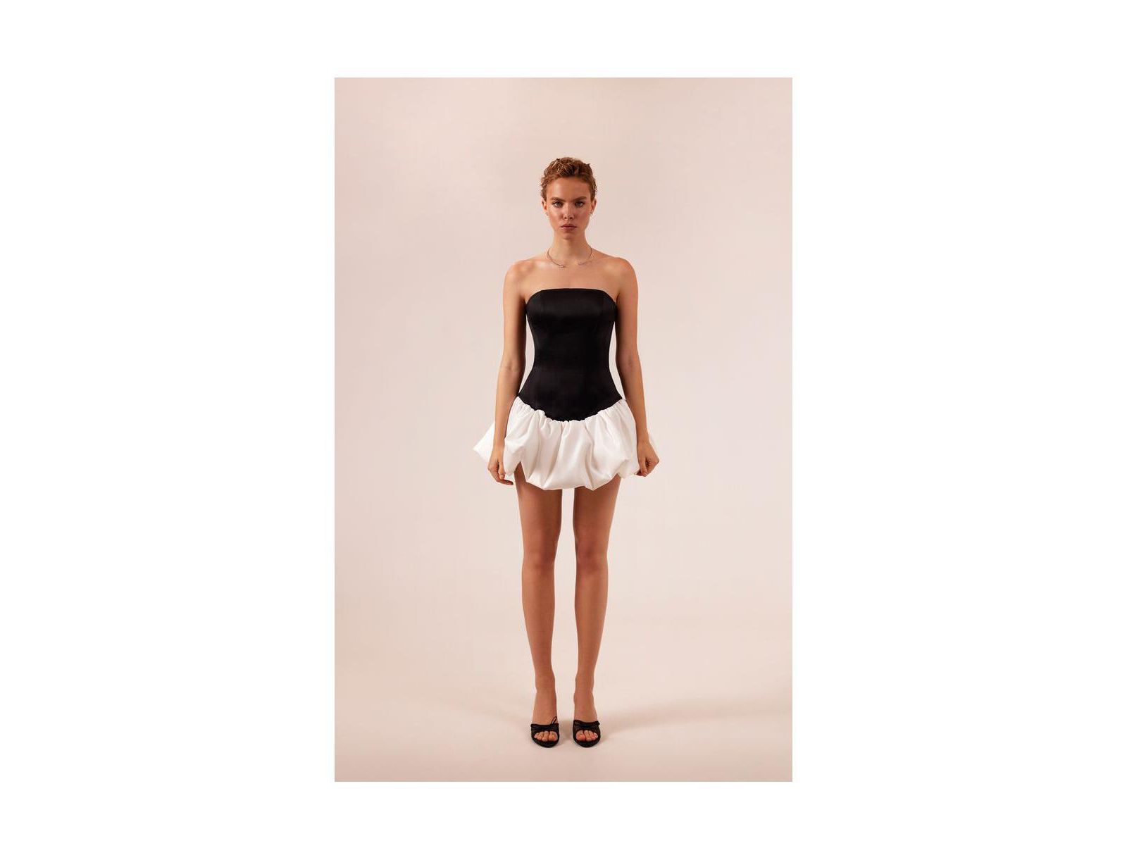 Женское мини-платье Milla Swan-like corset dress