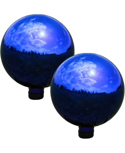Декоративный шар для сада Sunnydaze Decor Reflective Mirrored Surface, 10" Diameter
