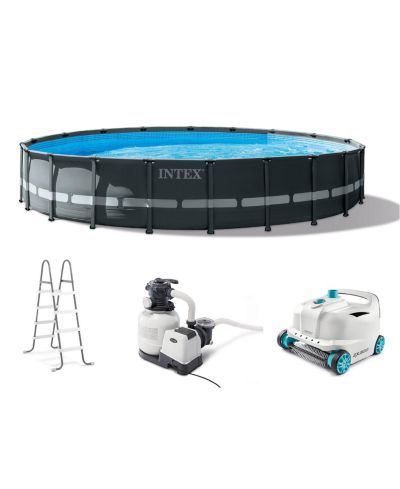 Набор бассейн INTEX 26333EH 20' x 48" Round Ultra XTR с роботом-пылесосом